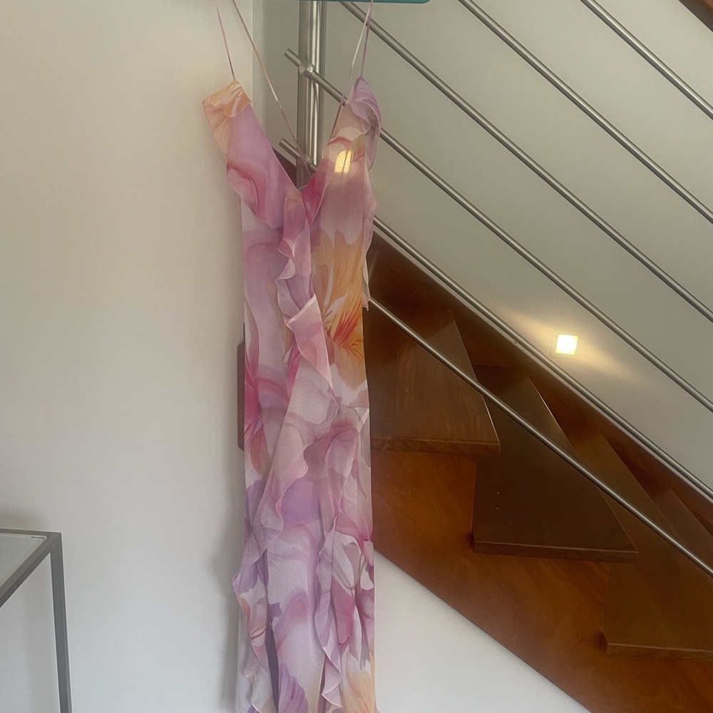 Mango Multicolor Sheer Fabric
